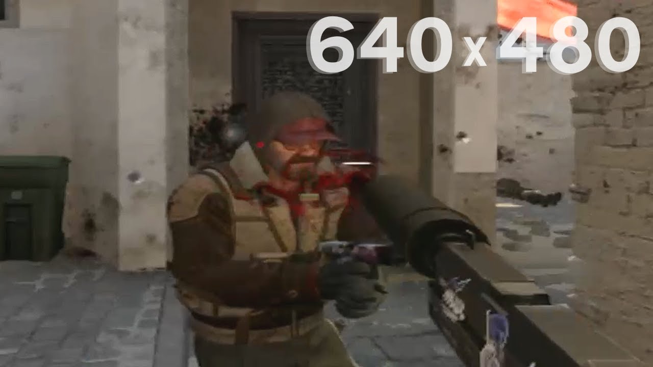640x480 e 4:3 ... essa é a PIOR RESOLUÇÃO JOGÁVEL do CS:GO (imagem ...