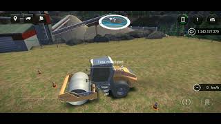 HMM ROAD ROLLER IN CONSTRUCTION SIMULATION#constructionsimulator screenshot 5