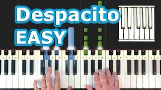 DESPACITO - Luis Fonsi - Piano Tutorial EASY - How To Play (Synthesia) chords