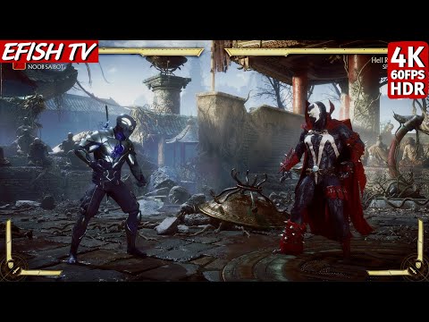 Noob Saibot vs Spawn (Hardest AI) - Mortal Kombat 11 | 4K 60FPS HDR