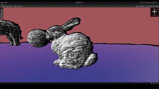 Scribble Shader Prototype with Rotations and Curly Strokes