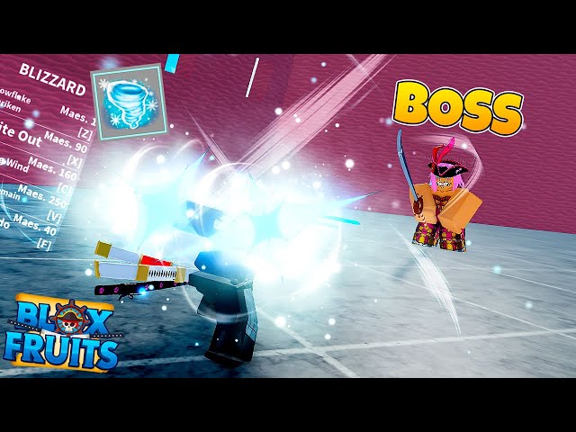 Blox Fruits Ep14 Mostrando todos os ataques da Nova Fruta Blizzard 