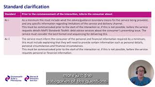 MaPS Standard 4c for debt services