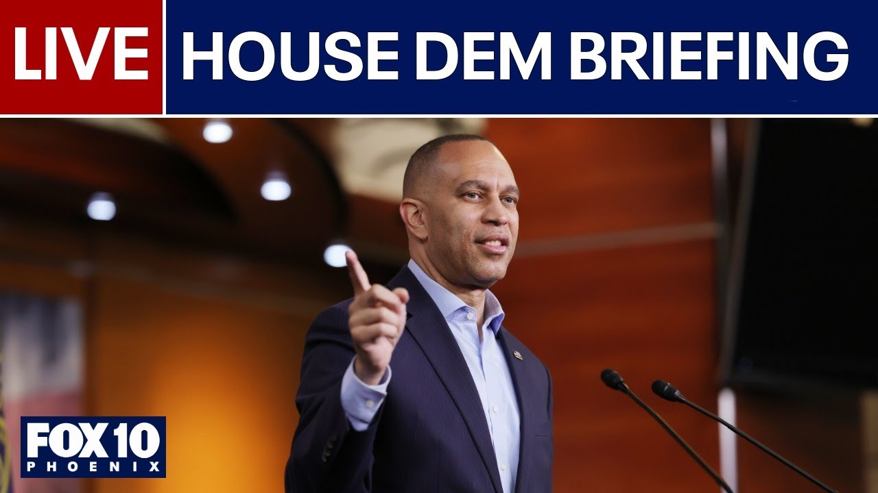 🔴LIVE: Democratic Leader Jeffries on the 2026 midterm strategy | FOX 10 Phoenix