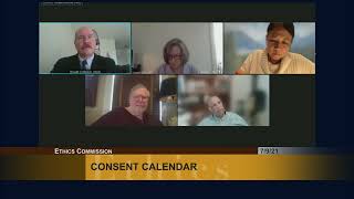 July 2021 Regular Ethics Commission Meeting