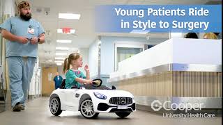 Young Patients Ride in Style to Surgery at Children’s Regional Hospital at Cooper