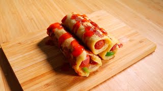 25 Minit SIAP ! 4 jenis Roti Sosej Cheese Gulung