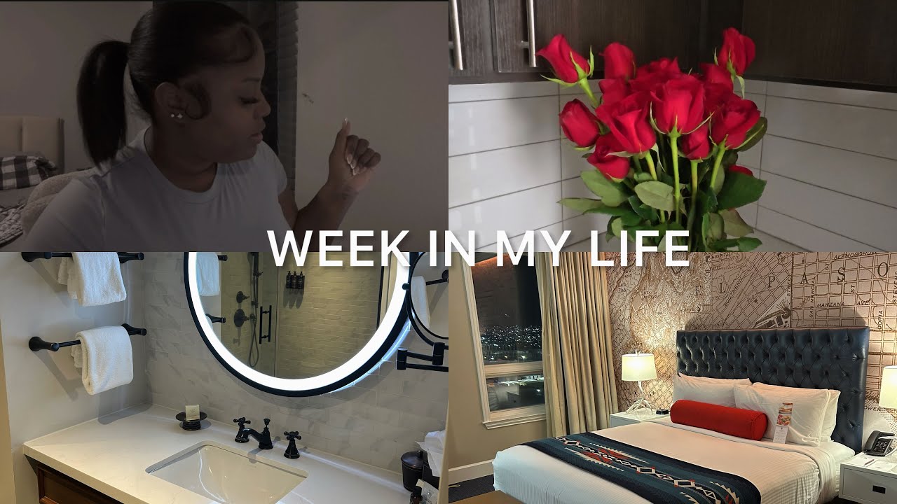 vlog: work trip, birthday gifts, homework assignments, new roses 