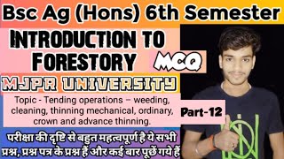 Introductory forestry important Objective questions | MCQ introductory to Forestry agree with ravi