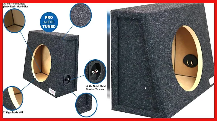 Bbox Single Sealed 12 Inch Subwoofer Enclosure - Car Subwoofer Boxes & Enclosures - Made in USA
