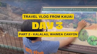 Travel Vlog Kauai Day 3 - Part 2 - Kokee, Kalalau Lookout, Waimea Canyon State Park
