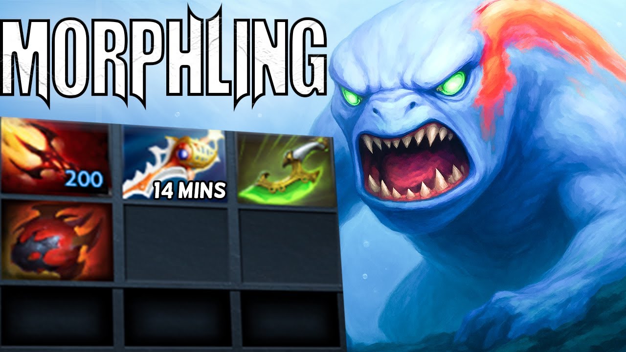 It's how you're supposed to play Mid Morphling in 7.38C (2Games ) - YouTube