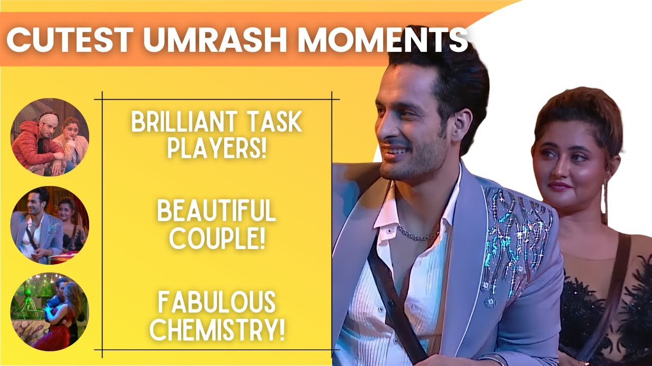 CUTEST UMRASH MOMENTS | Rashami Desai & Umar Riaz Moments | Best Duo In Bigg Boss 15 | #Umrash |