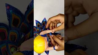 Doll craft making ideas//Gudiya sajane ka tarika//doll beautiful dress//#craft #showpiece #shorts