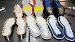 Woman arrested at airport after getting caught smuggling $40,000 of cocaine in shoes