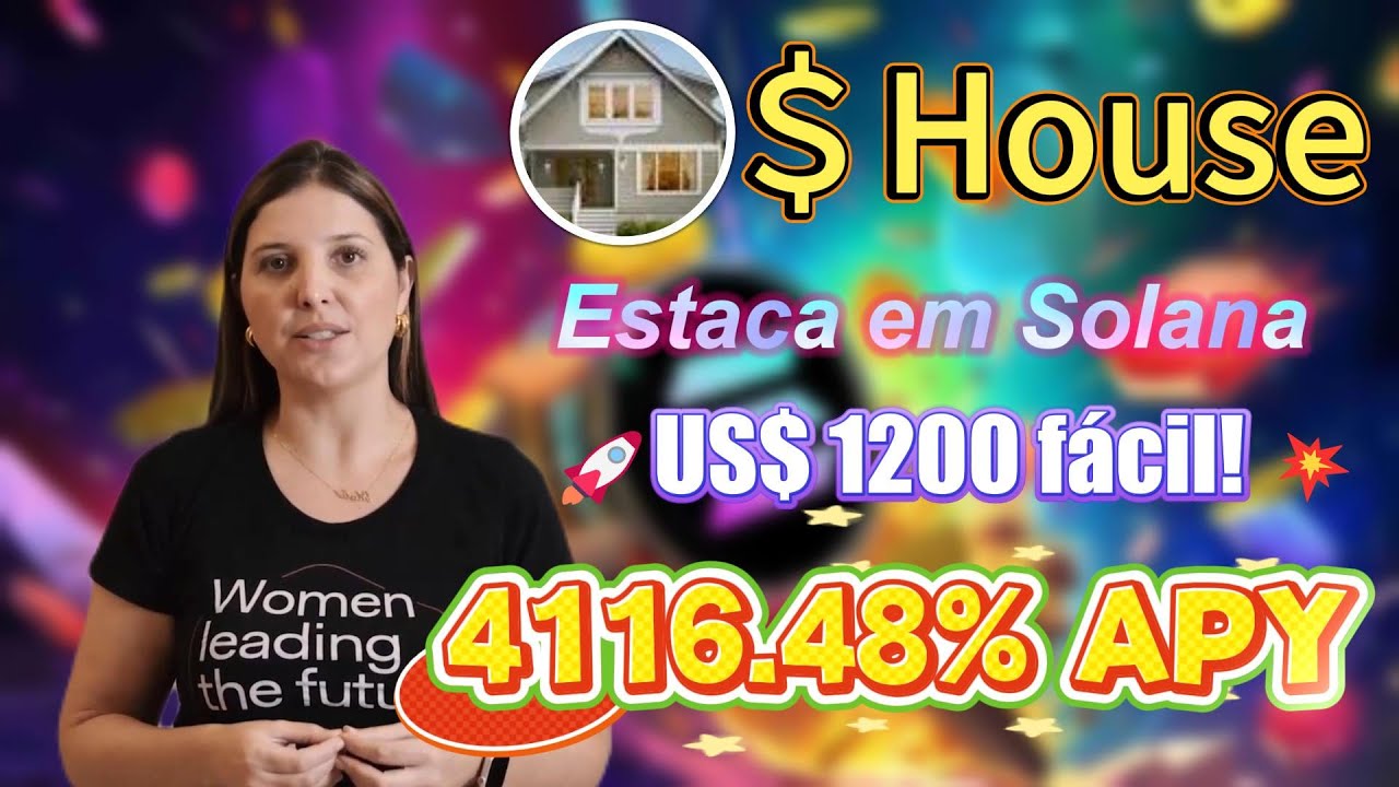 Guia cripto 2025: como stakear House e ganhar 4116.48% APY