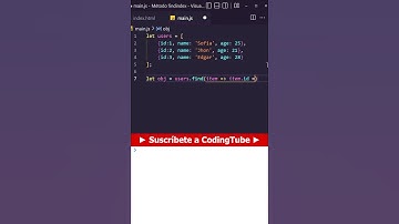 ¿Cómo se usa FIND JavaScript? - MÉTODOS de los ARREGLOS - #shorts
