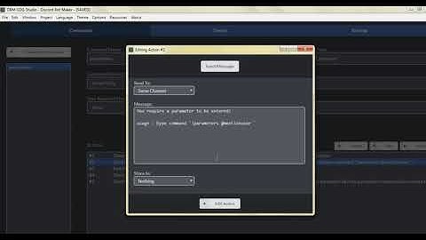 DBM GDG Discord Bot Maker - Using Parameters