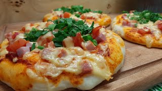 Вкуснейшая Мини Пицца/ Быстро Просто и Вкусно/ Рецепт дрожжевого  теста/Соус для пиццы