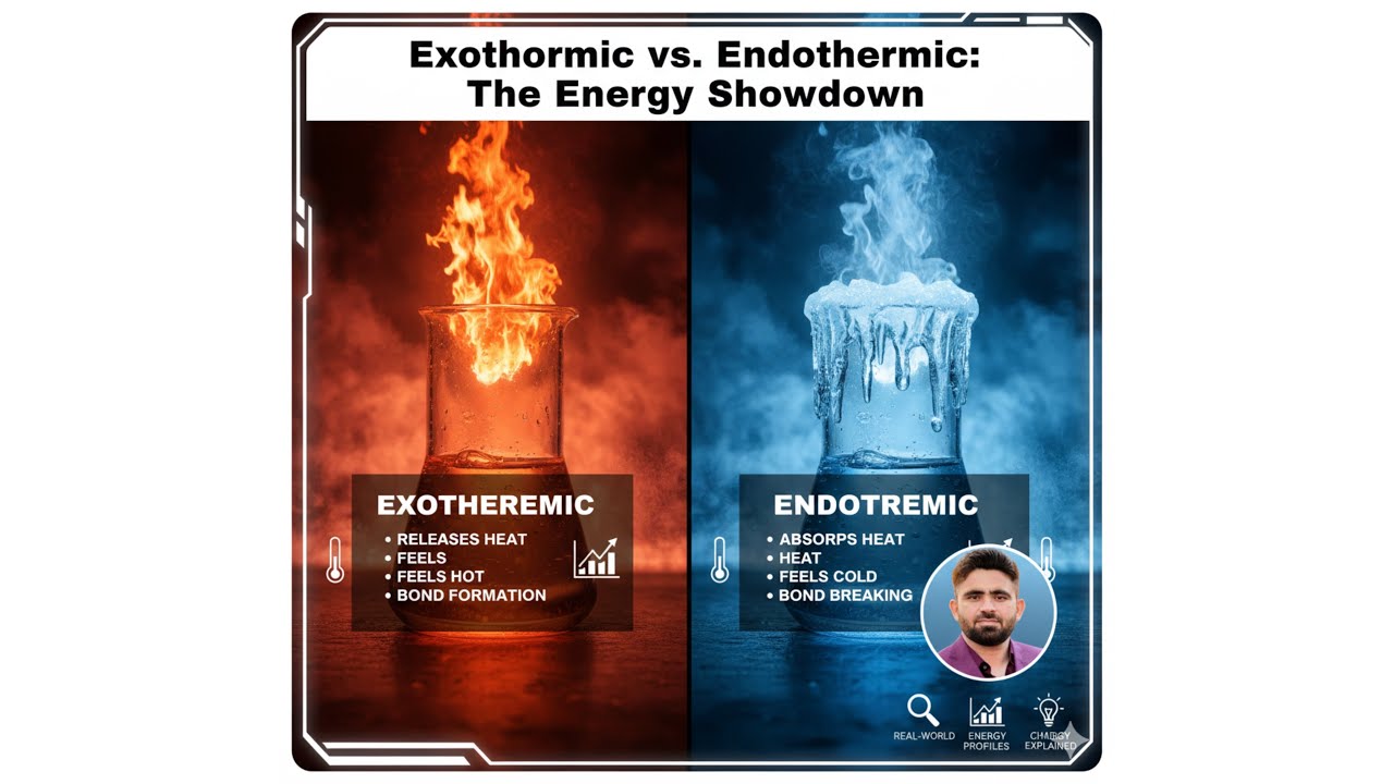 Exothermic vs Endothermic Reactions Explained | Key Differences with Examples