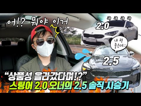 &amp;quot; 2.0오너가 타본 2.5 스팅어 <strong>마이스터</strong> 리얼 솔직 시승기 (제로백, 가속, 성능, 원가절감, 소음, 승차감, 옵션등)
