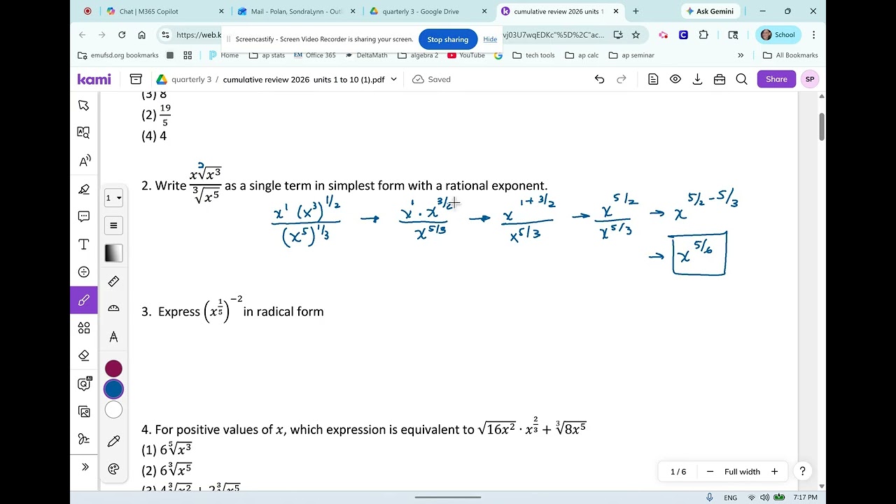 A2 Video Solution to review Unit 1 to 10 # 2 ,4 and 5
