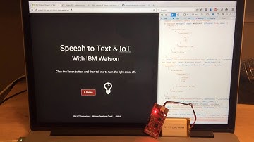 IBM Watson Speech to Text & IoT demo (HD)