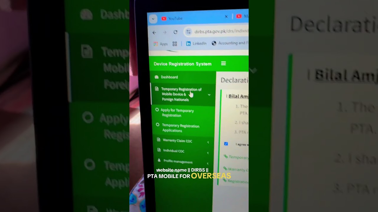 PTA MOBILE REGISTRATION FOR OVERSEAS, 140 dino k liye mobile register krwaye non pta 