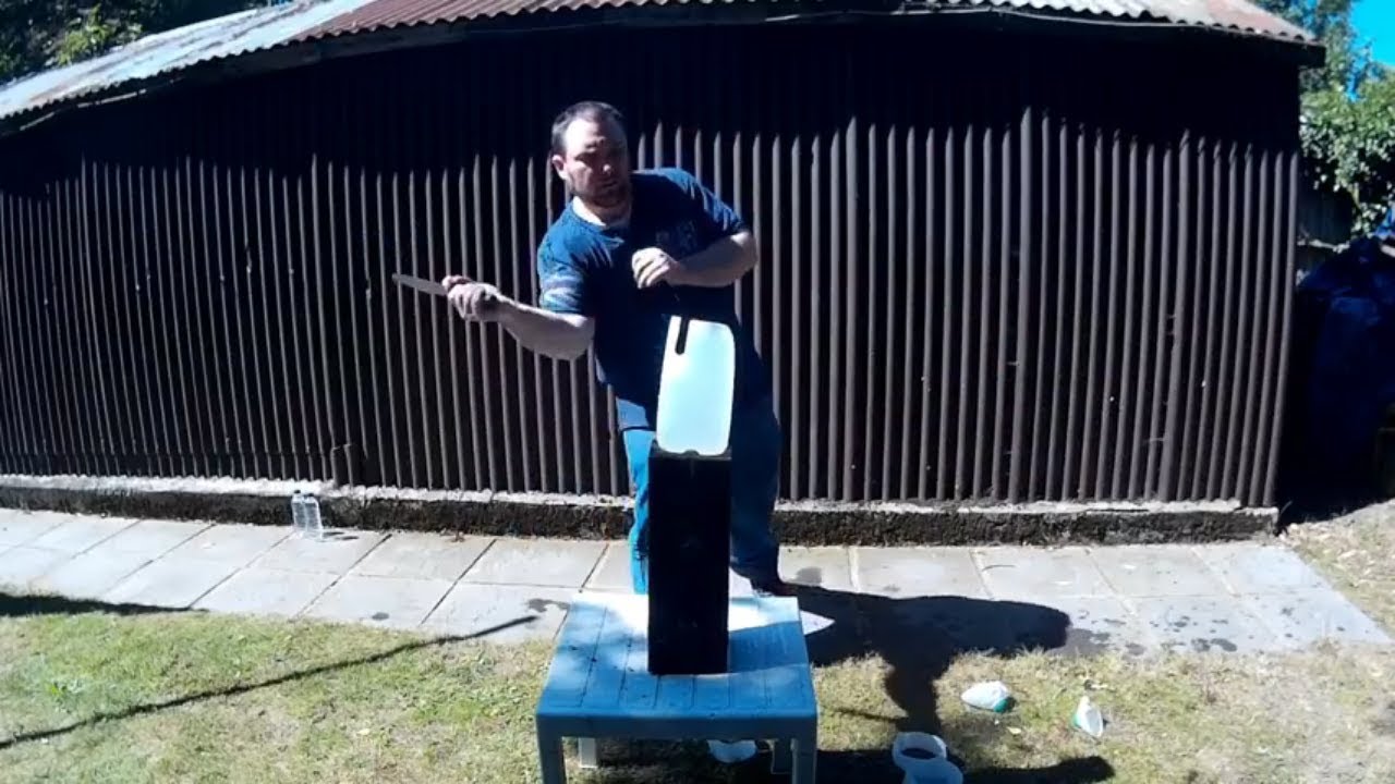 Making a bowie knife from a machete blade (Pt 2of2)