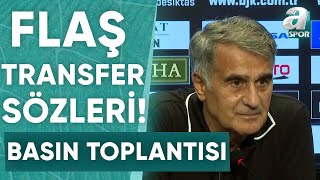 Beşiktaş 2-1 Neftçi Bakü Şenol Güneş Maç Sonu Basın Toplantısı / A Spor / Avrupa Gecesi / 17.08.2023