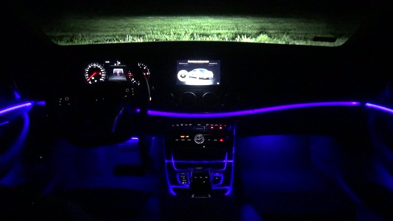 16 Mercedes Benz E Class W213 Ambiente Interior Lighting System Youtube