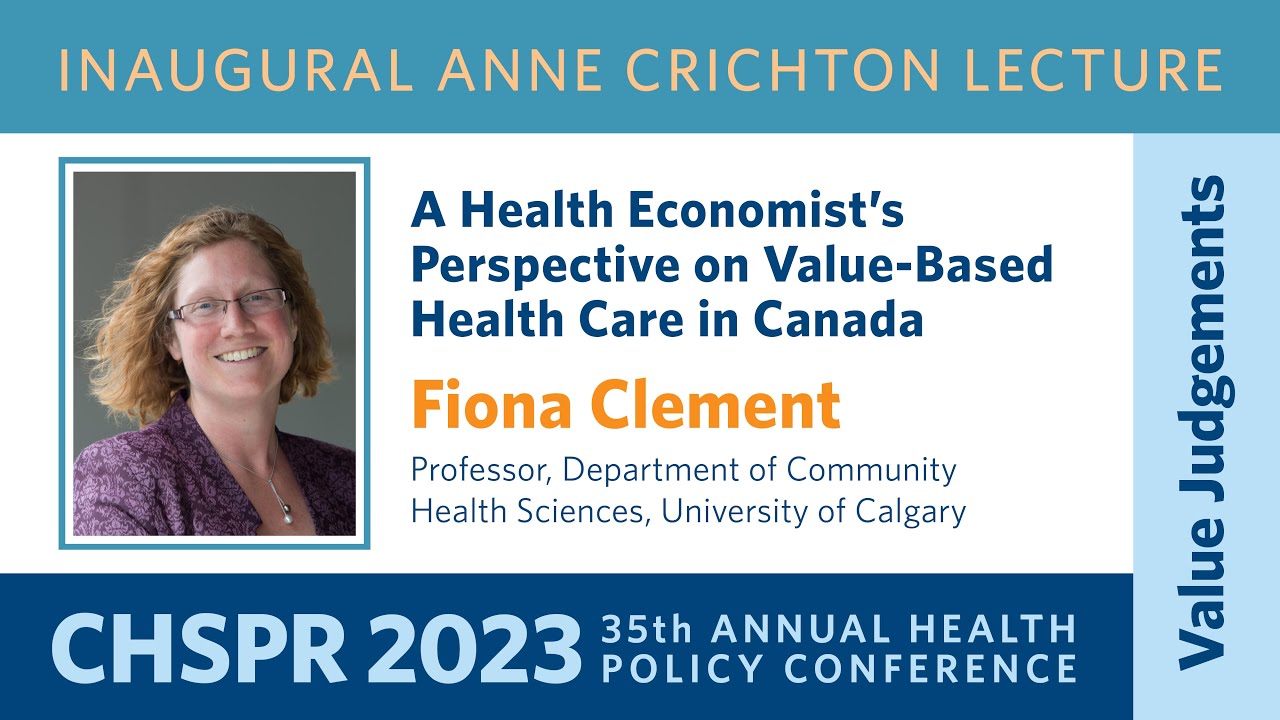 2023 CHSPR Conference: Anne Crichton Lecture
