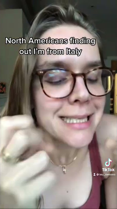 North Americans finding out I’m from Italy #shorts