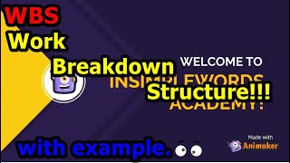 WBS (Work Breakdown Structure) || Explained In Hindi/Urdu || With Example || InSimpleWords Academy screenshot 5