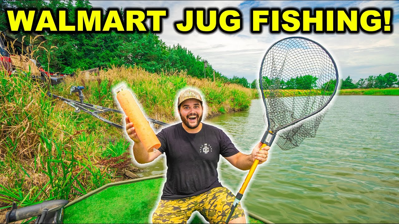 WALMART Jug MYSTERY Fish CHALLENGE!!! (Catch Clean Cook) 