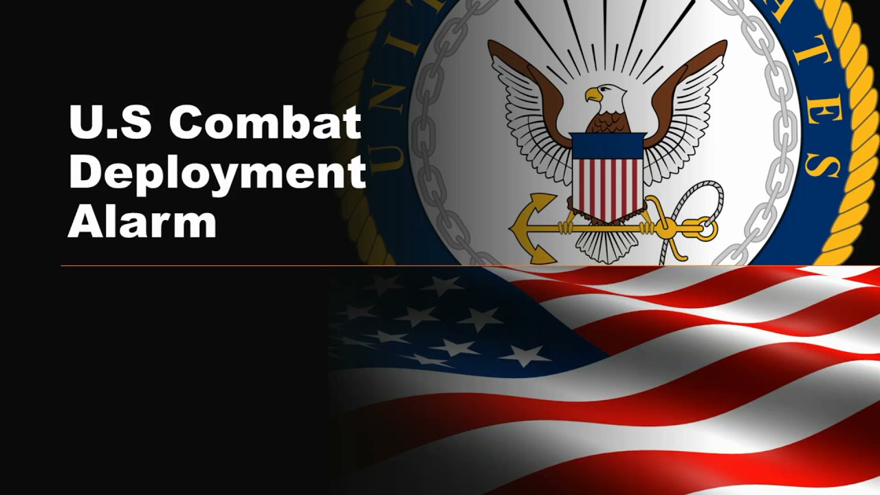 U.S Navy Combat Deployment Alarm (with wave sounds)