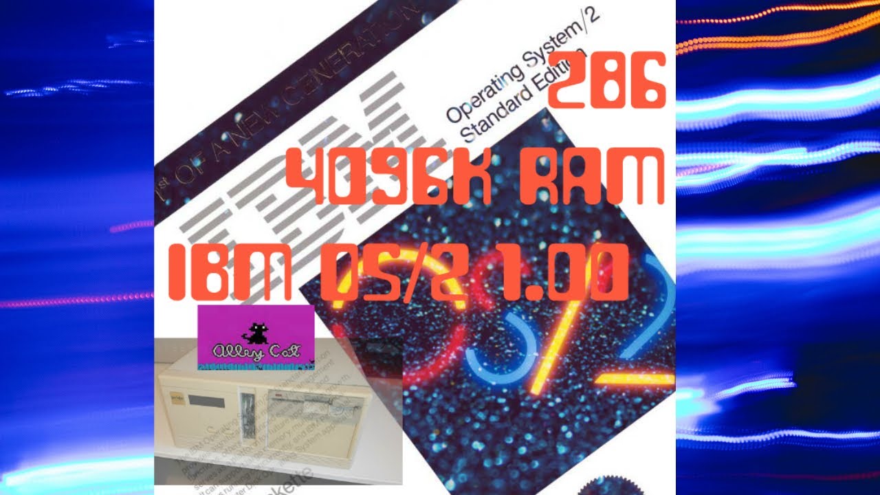 ЧТО ВНУТРИ 286! СТАВИМ OS/2 1.00 МНОГОЗАДАЧНАЯ ОС 1987г !!!