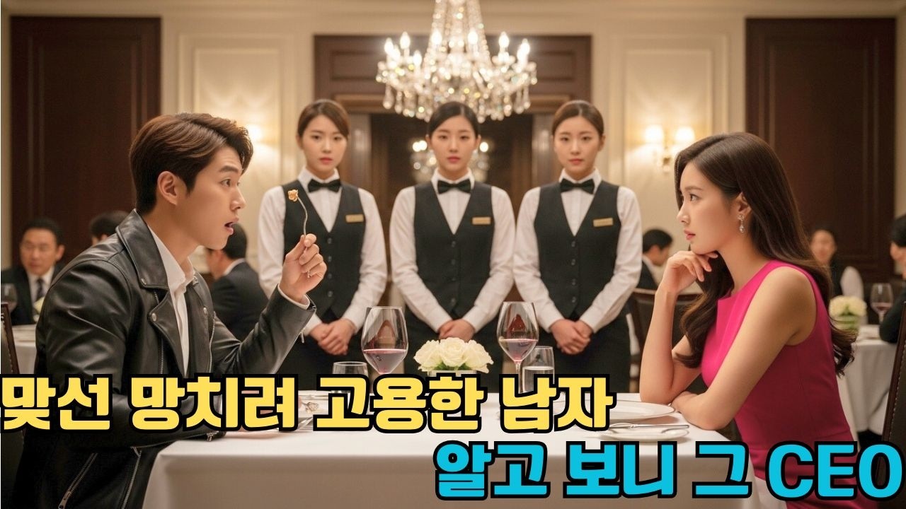 맞선 자리를 깽판 치려고 돈 주고 고용한 건달이 알고 보니 오늘 만날 그 CEO였다 #한국드라마 #CEO로맨스