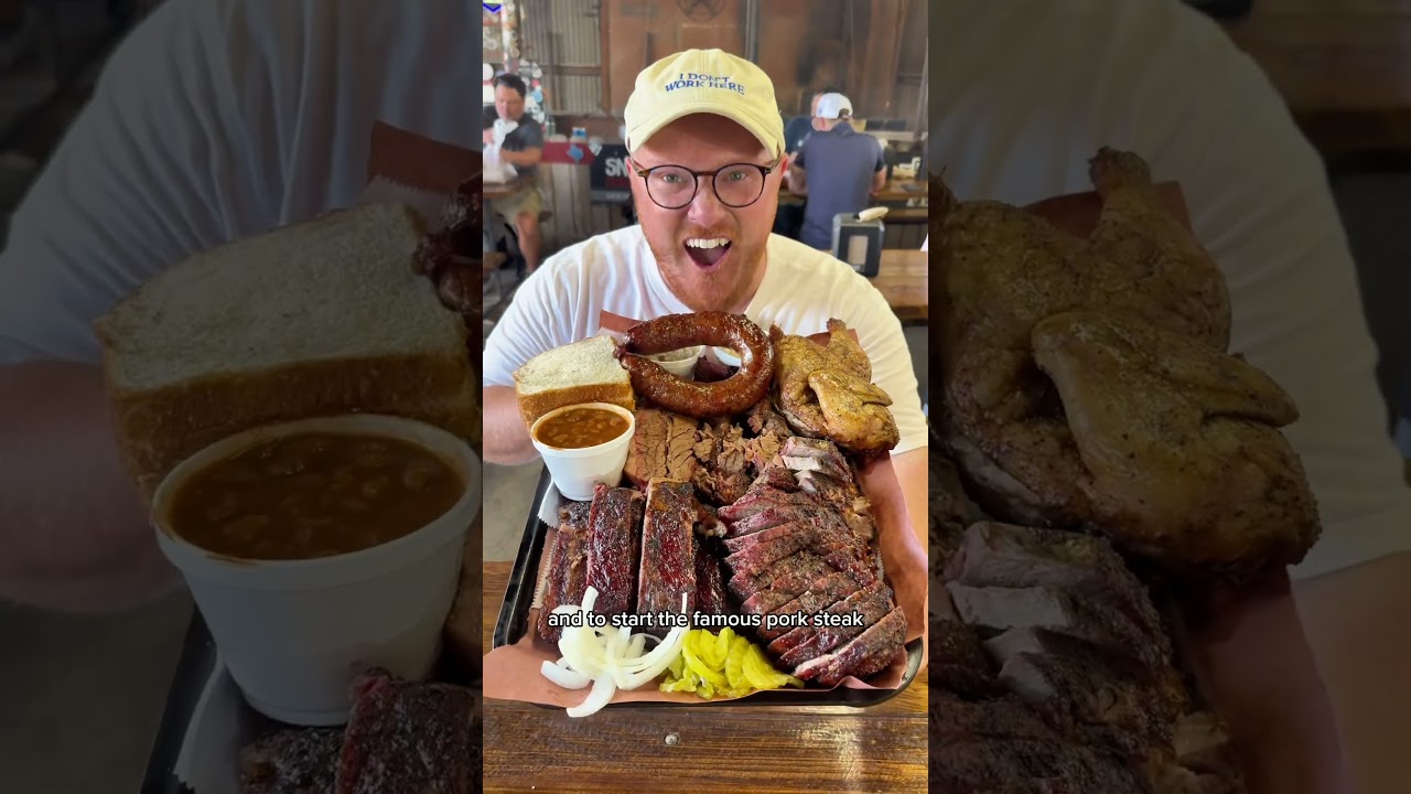 We visited the oldest pit master in the world #snows #bbq #texas #food