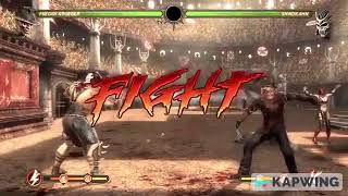 Mk9 Freddy Krueger Vs Shao Kahn Boss Fight