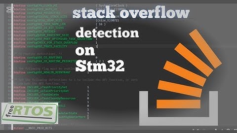 Stack Overflow detection on Stm32