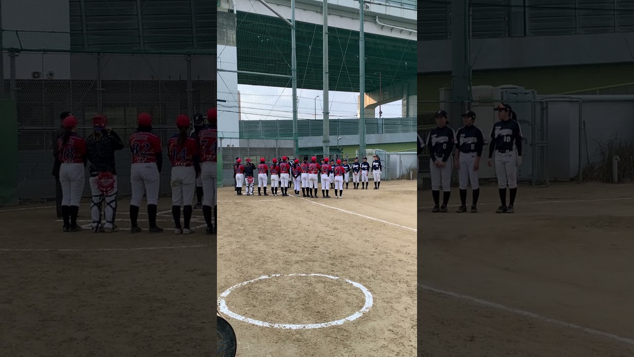 大阪体育大戦 女子軟式野球 #shorts #女子野球