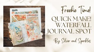 It's Freebie Time! New Paper kit, FREEBIE and EASY WATERFALL Tags!