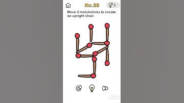 Brain out level 28:Move 2 matchstick to create an upright chair #shorts #youtubeshorts #shortsfeed