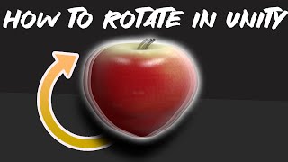 How to make an item rotate in Unity