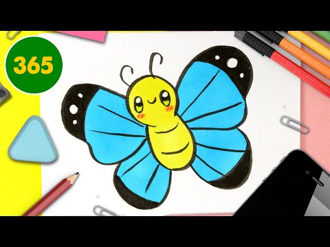 Video: Hur Man Lär Sig Att Rita Fjärilar