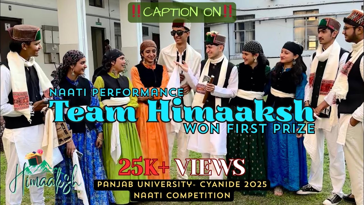 Himaaksh Naati Performance | CYANIDE 2025 Panjab University | Himachali Dance