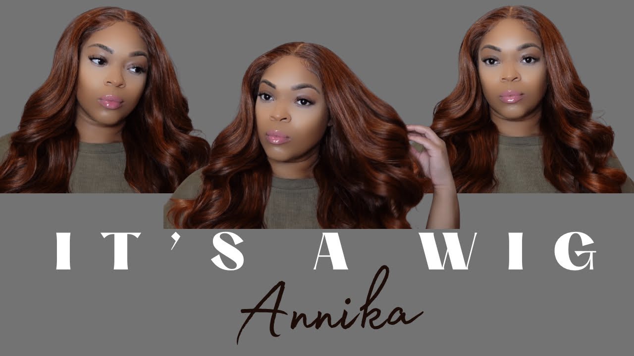 SYNTHETIC WIG REVIEW // It’s A Wig: Annika // Ginger Brown Wig
