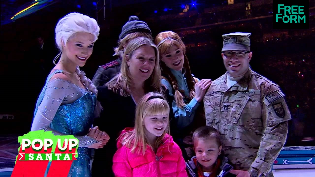 Pop Up Santa & Disney on Ice Military Family Reunion!, Watch 25 Days of Christmas | Freeform