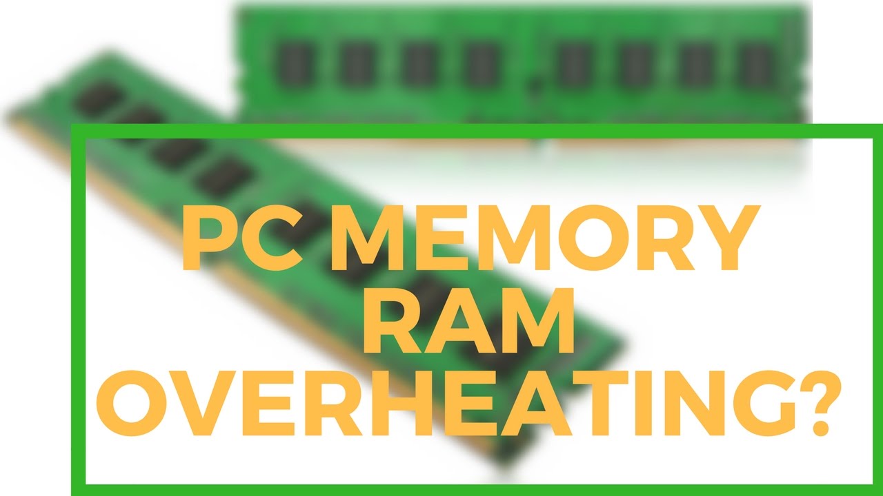 Is your PC Memory Ram overheating? Solution CrocFIX YouTube